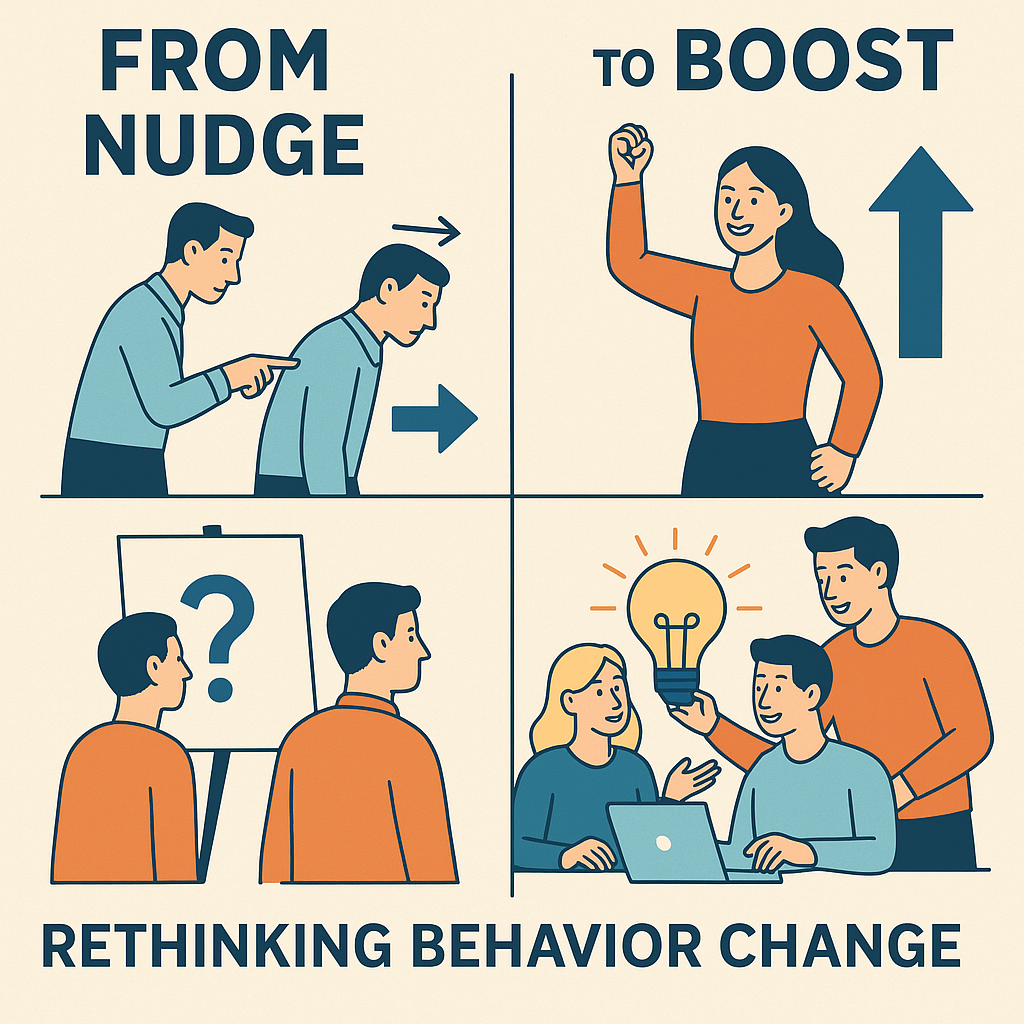 From Nudge to Boost: Rethinking Behaviour Change for an Age of Global Crises